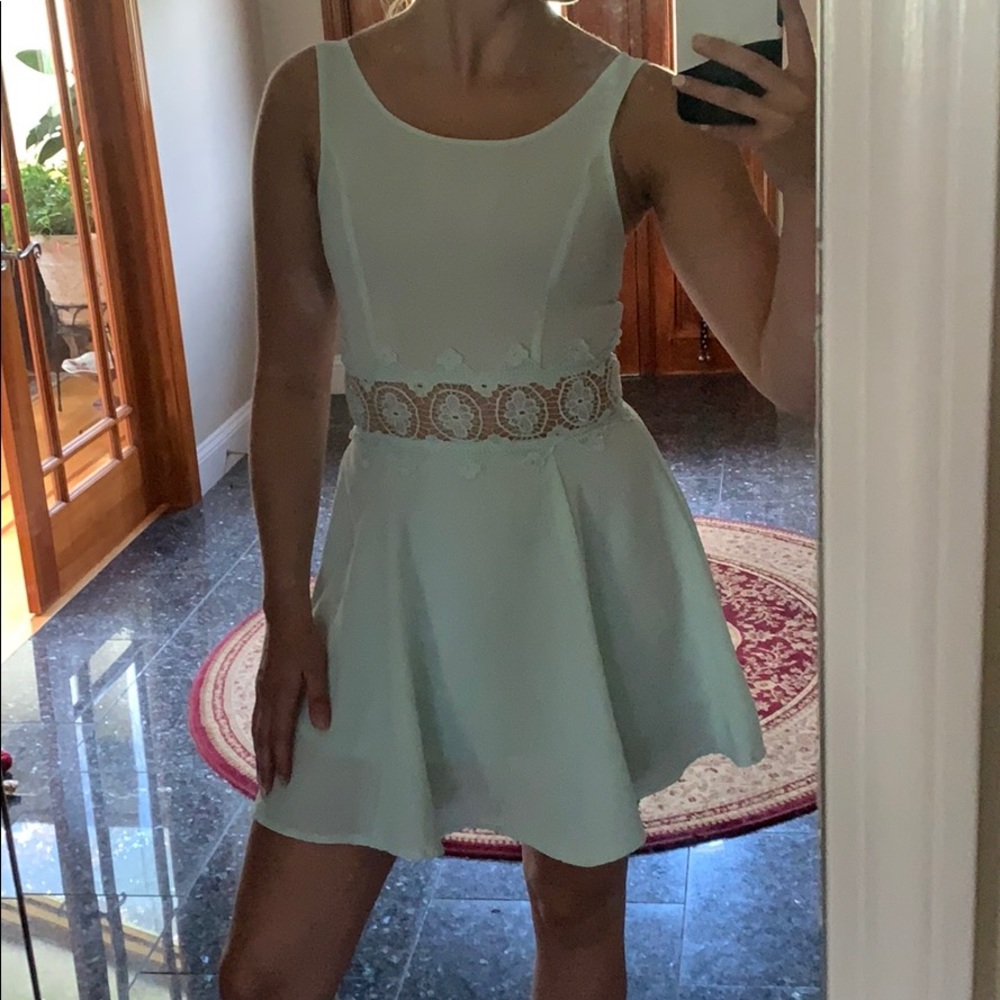 Mint green H&M summer dress